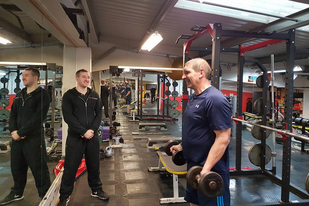 Personal Training Croydon, Climbing wall with a message